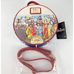Loungefly Backpack Womens Small The Beatles Sgt Peppers Drum Convertible Bag